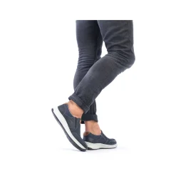 Rieker Men'S Slippers Navy Blue