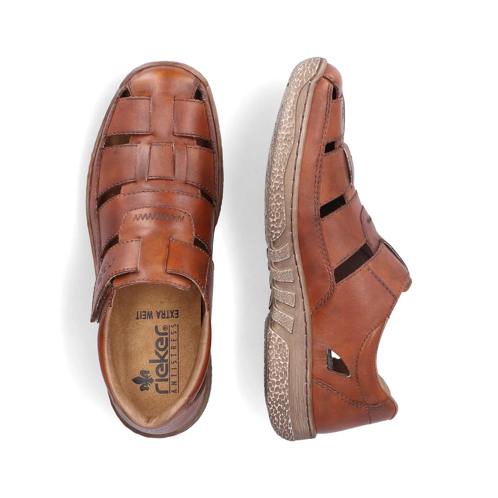 Rieker Men'S Slippers, Nut Brown