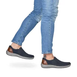 Rieker Men'S Slippers Ocean Blue