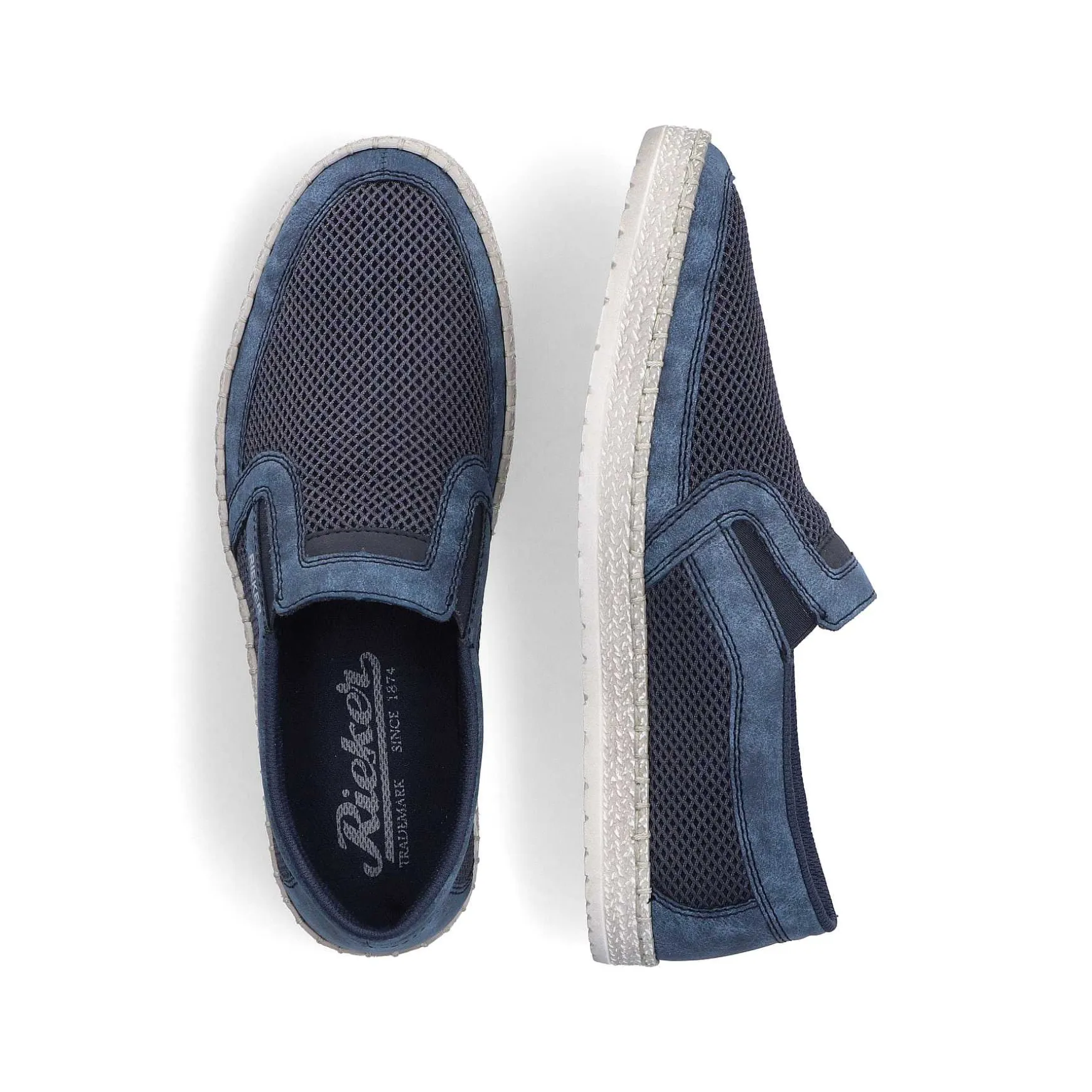 Rieker Men'S Slippers Sea Blue