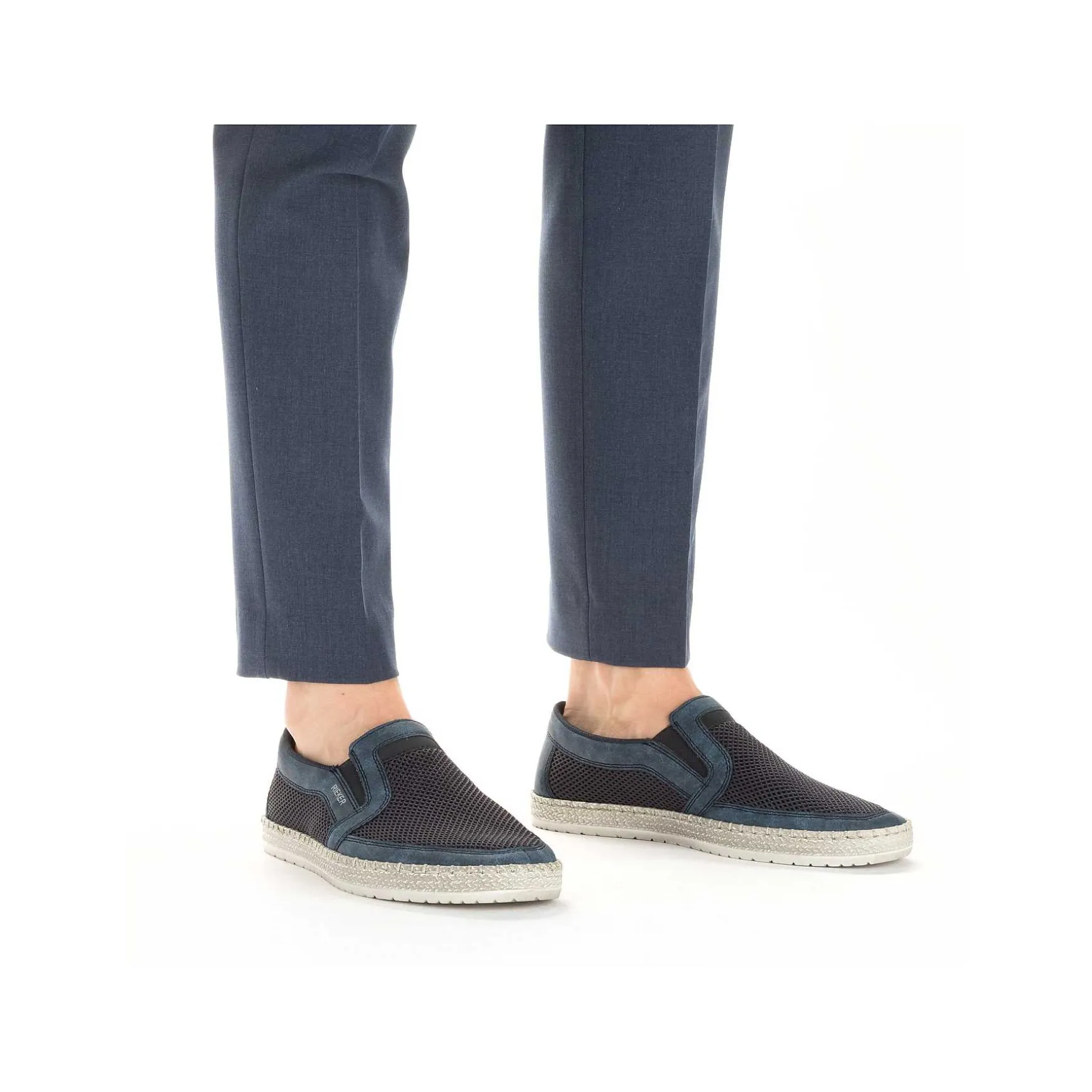 Rieker Men'S Slippers Sea Blue