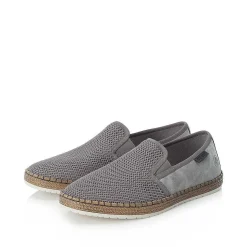 Rieker Men'S Slippers Steel Gray