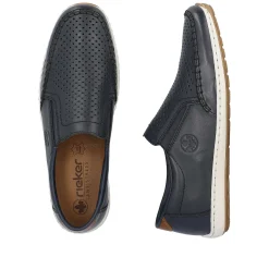 Rieker Men'S Slippers Steel Blue