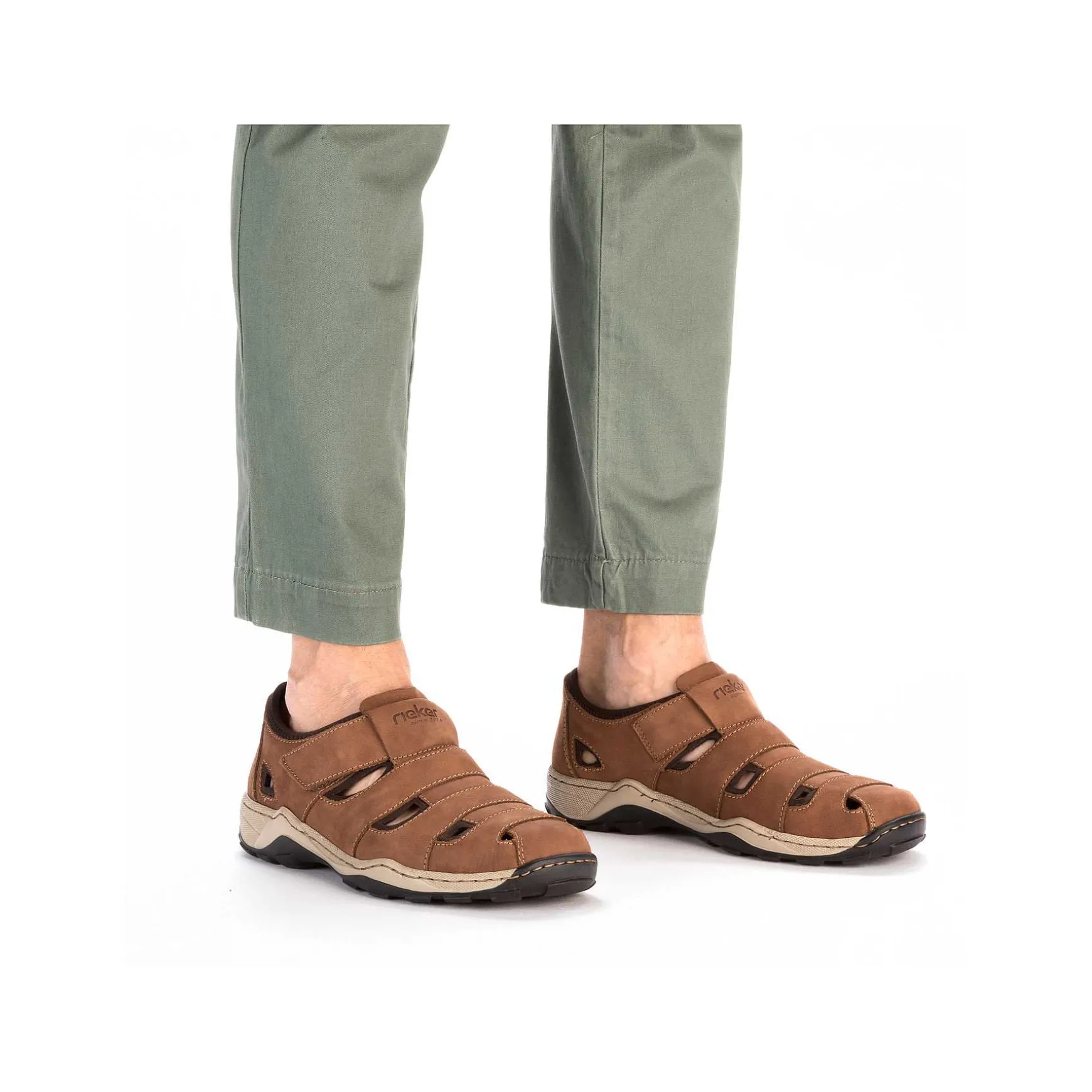 Rieker Men'S Slippers Wood Brown