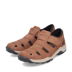 Rieker Men'S Slippers Wood Brown