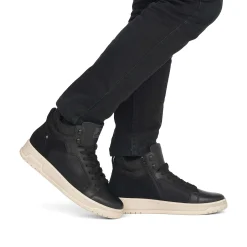 Rieker Men'S Sneaker High Steel Black