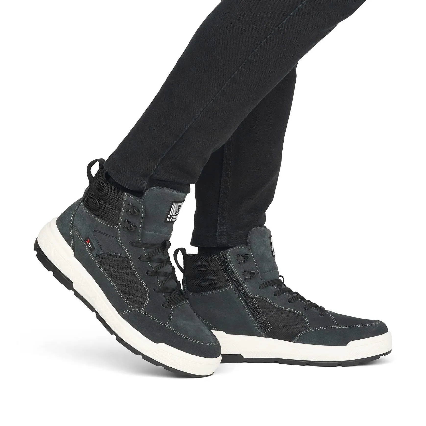 Rieker Men'S Sneaker High Royal Blue