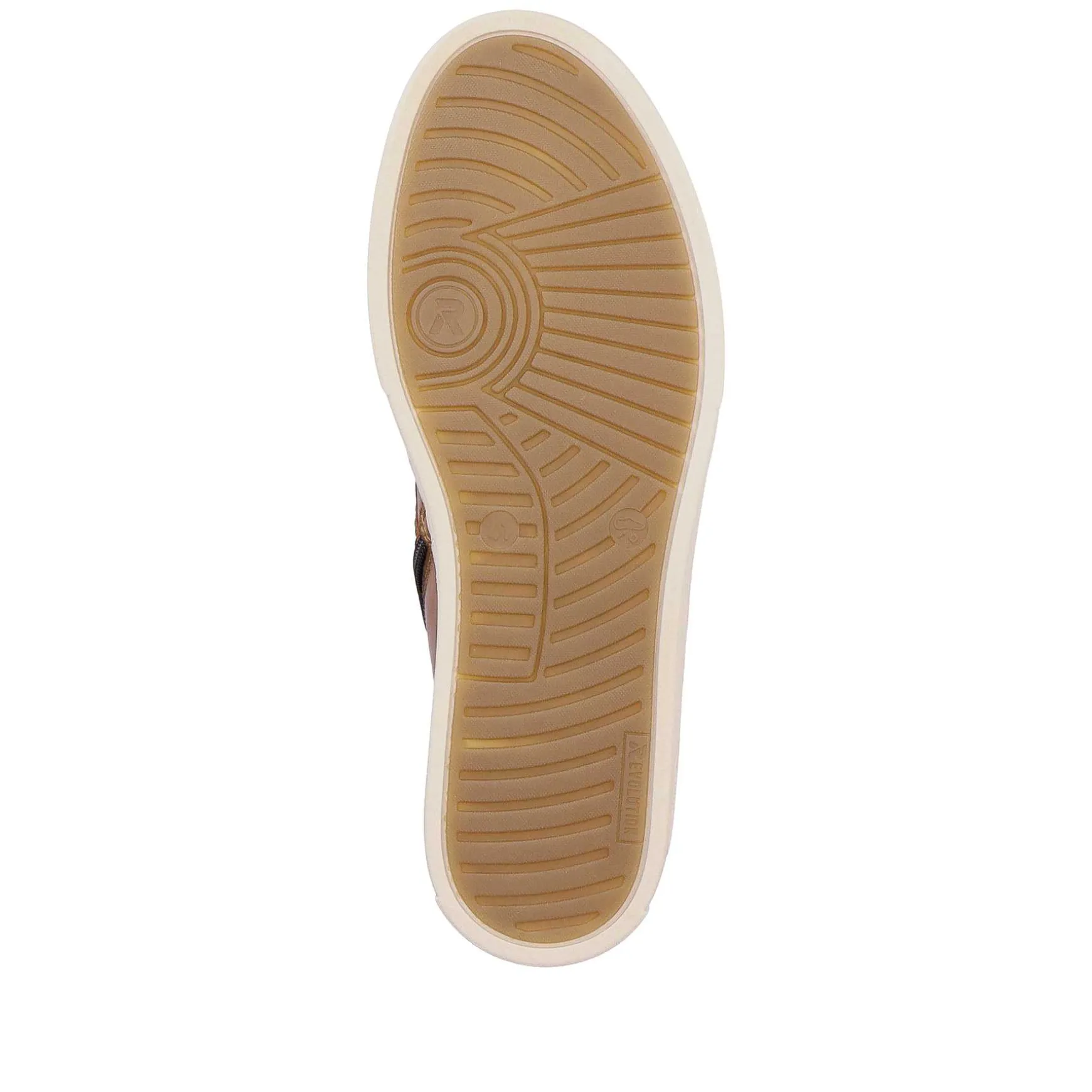 Rieker Men'S Sneaker High Caramel Brown