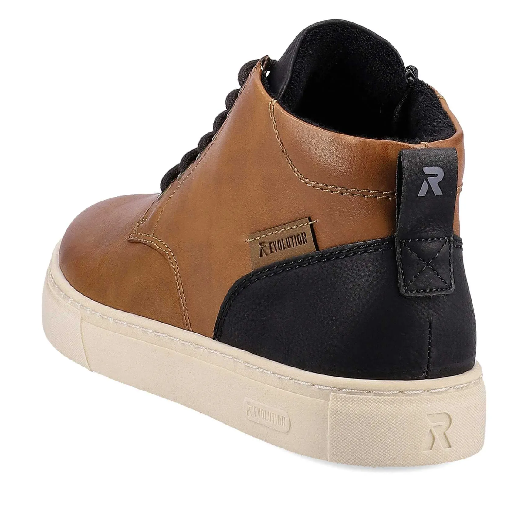 Rieker Men'S Sneaker High Caramel Brown