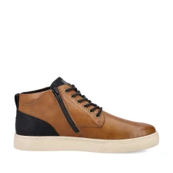 Rieker Men'S Sneaker High Caramel Brown
