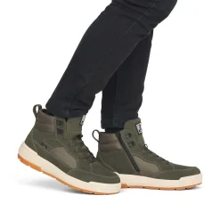 Rieker Men'S Sneaker High Khaki Green