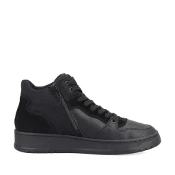Rieker Men'S Sneaker High Steel Black