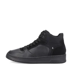 Rieker Men'S Sneaker High Steel Black