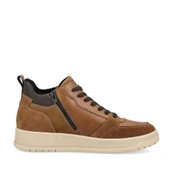 Rieker Men'S Sneaker High Caramel Brown