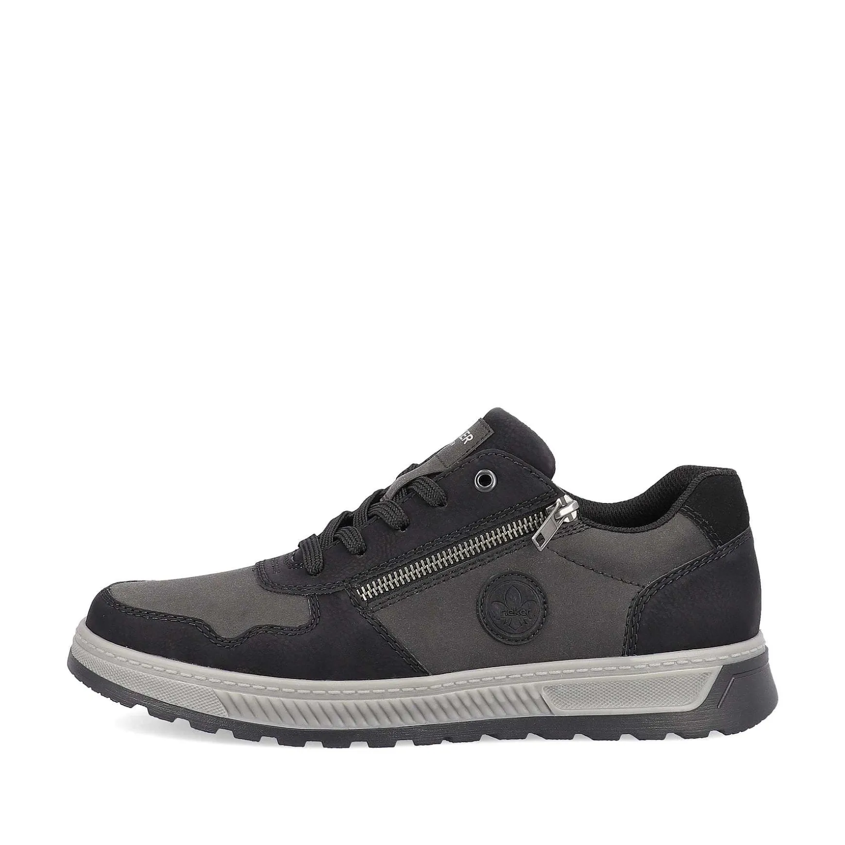 Rieker Men'S Sneaker Low Asphalt Black