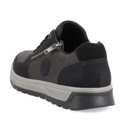 Rieker Men'S Sneaker Low Asphalt Black