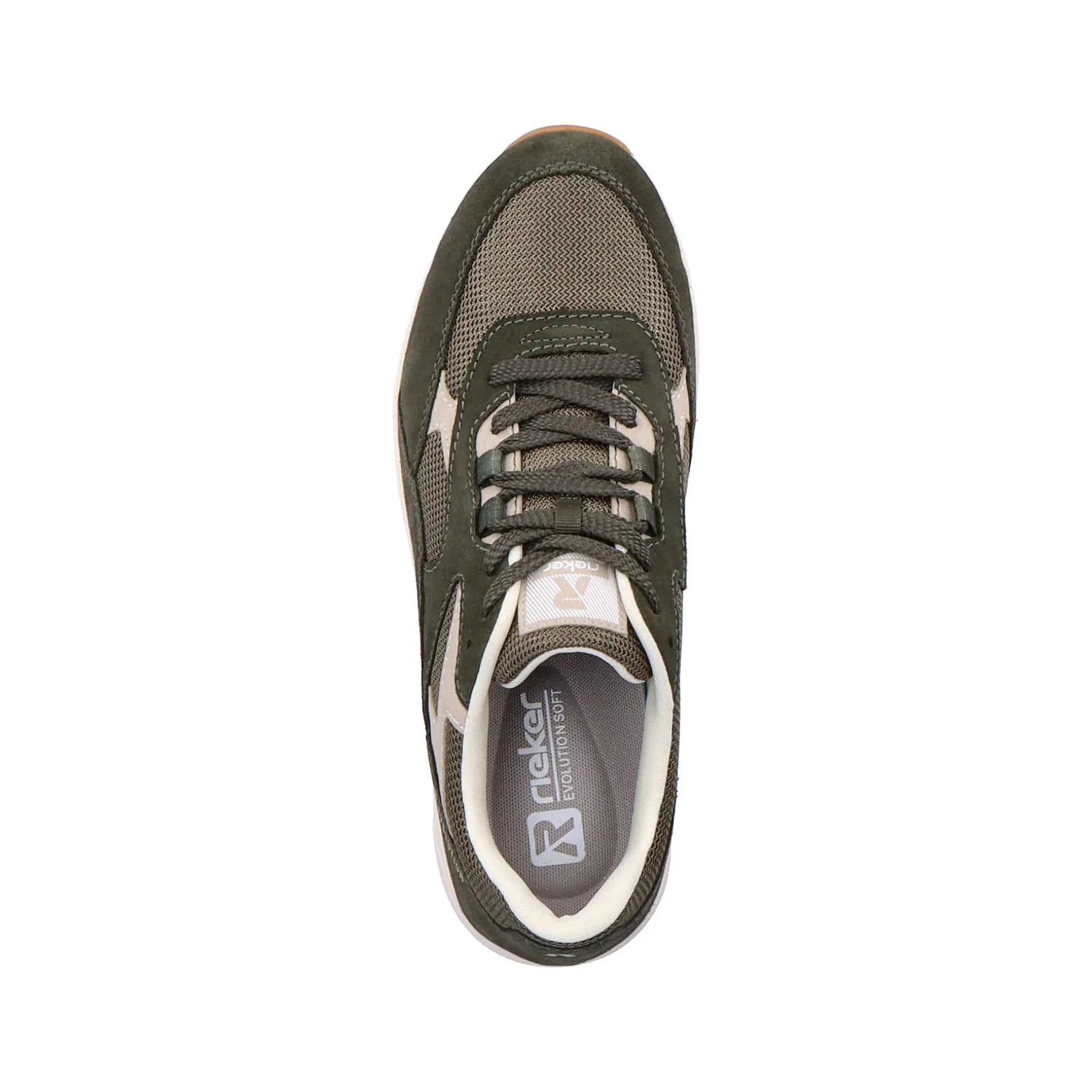 Rieker Men'S Sneaker Low Army Green