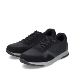 Rieker Men'S Sneaker Low Asphalt Black