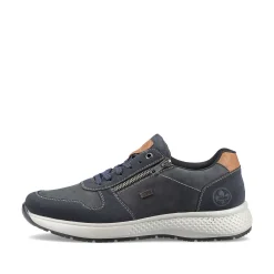 Rieker Men'S Sneaker Low Blue Gray