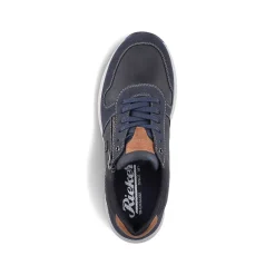 Rieker Men'S Sneaker Low Blue Gray