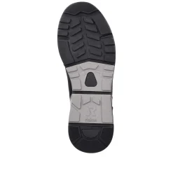 Rieker Men'S Sneaker Low Carbon-Black Silver-Grey