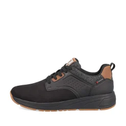 Rieker Men'S Sneaker Low Night-Black Wood-Brown