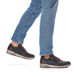 Rieker Men'S Sneaker Low Ocean Blue