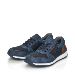 Rieker Men'S Sneaker Low Pacific Blue