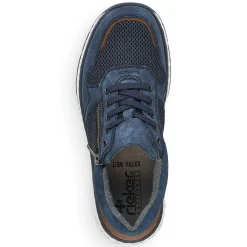 Rieker Men'S Sneaker Low Pacific Blue