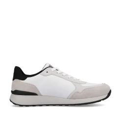 Rieker Men'S Sneaker Low Pearl-White Grey