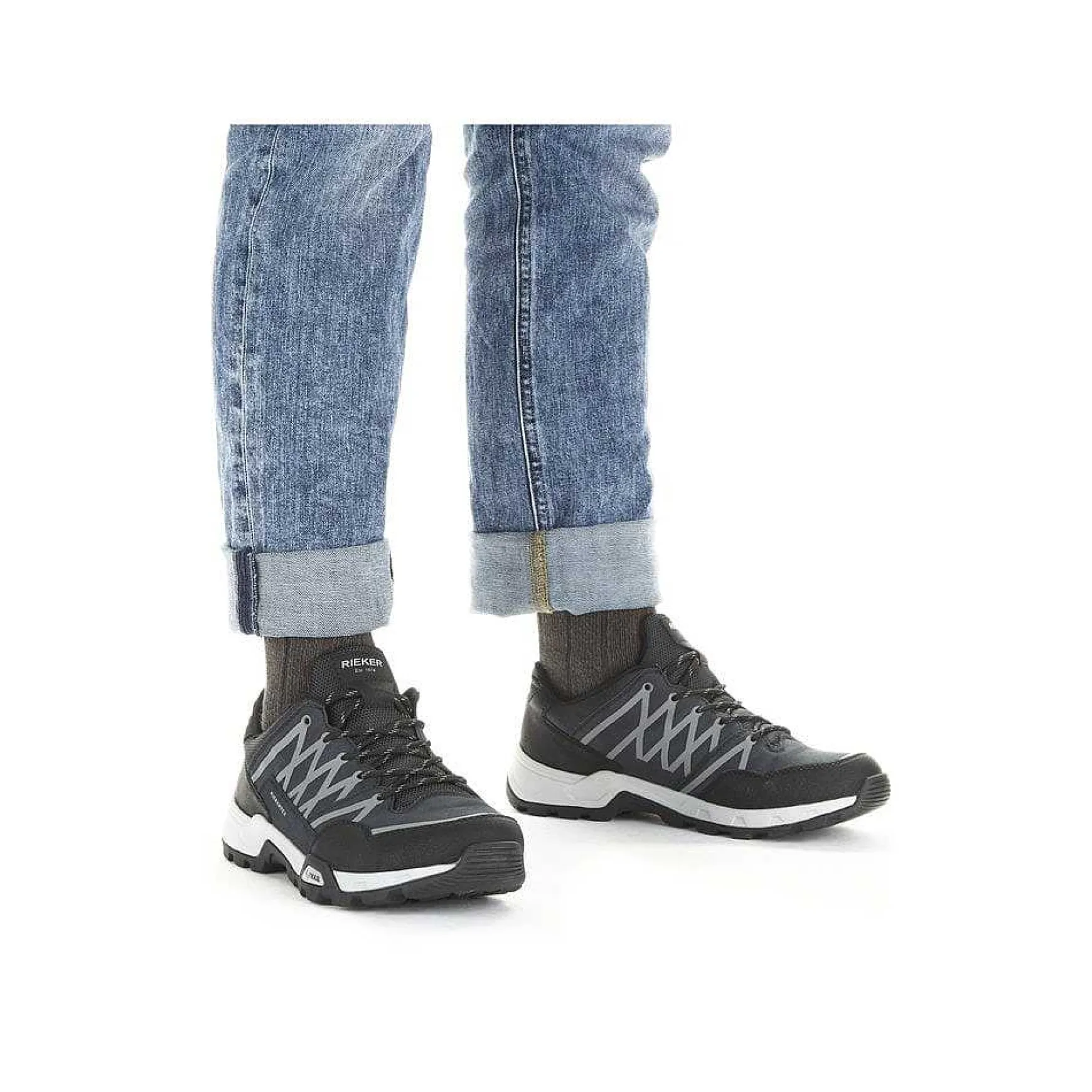 Rieker Men'S Sneaker Low Royal Blue