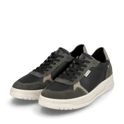 Rieker Men'S Sneaker Low Steel-Black Forest-Green