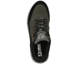 Rieker Men'S Sneaker Low Steel-Grey Deep-Black