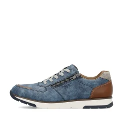 Rieker Men'S Sneaker Low Slate Blue