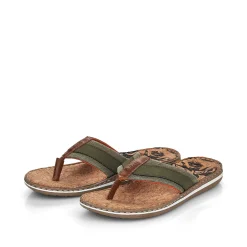 Rieker Men'S Toe Separator Olive Green
