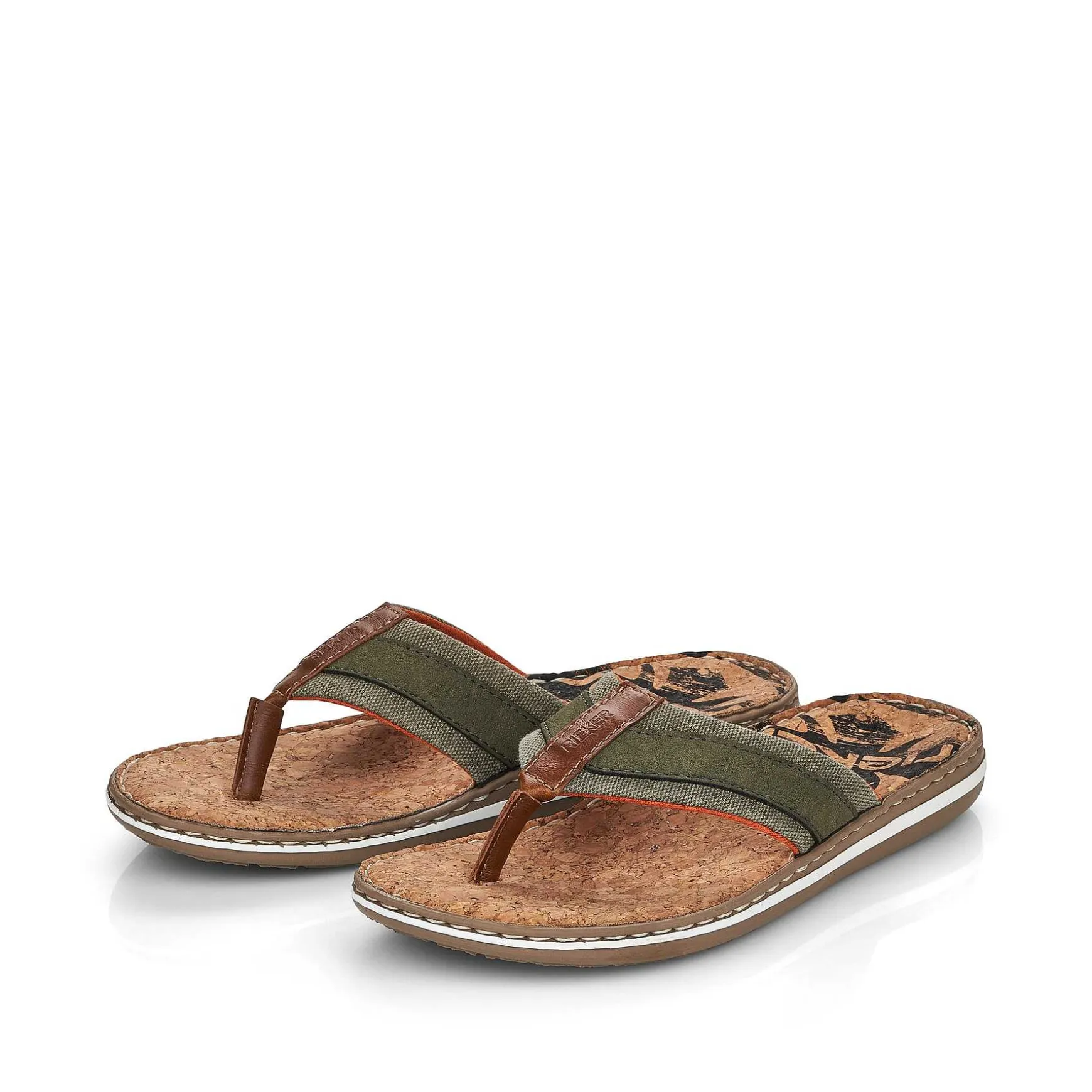 Rieker Men'S Toe Separator Olive Green