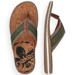 Rieker Men'S Toe Separator Olive Green