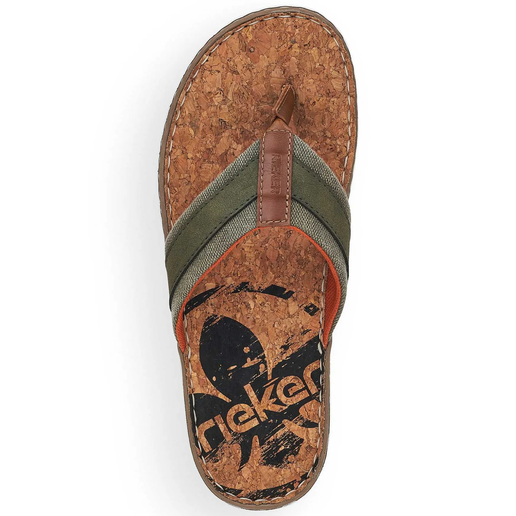 Rieker Men'S Toe Separator Olive Green