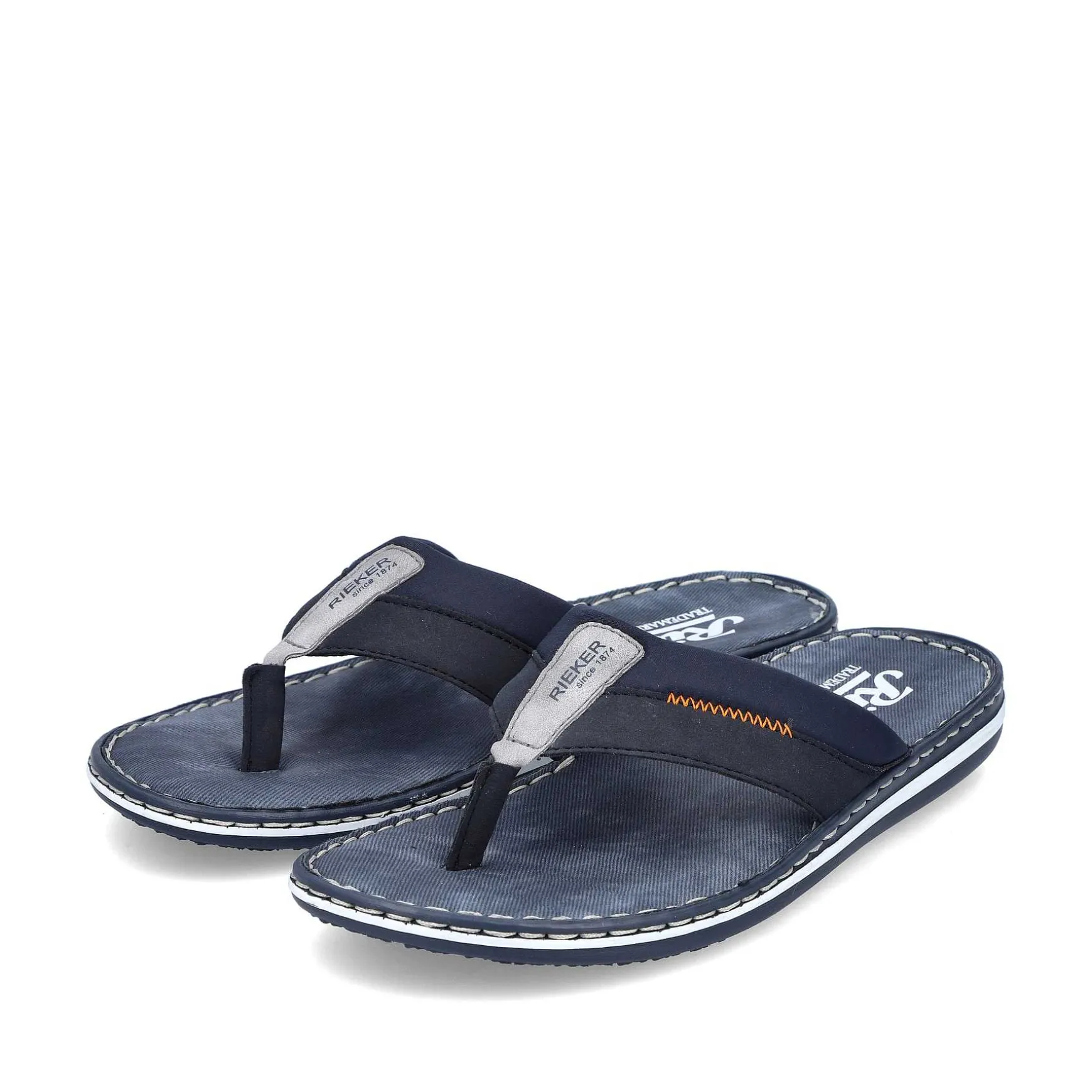 Rieker Men'S Toe Separator Navy Blue