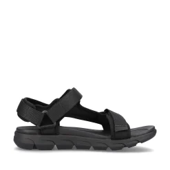 Rieker Men'S Trekking Sandals Deep Black