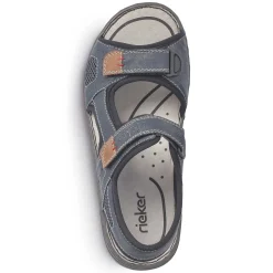 Rieker Men'S Trekking Sandals Ocean Blue