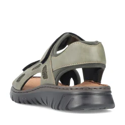 Rieker Men'S Trekking Sandals Green Gray