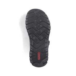 Rieker Men'S Trekking Sandals Blue Gray