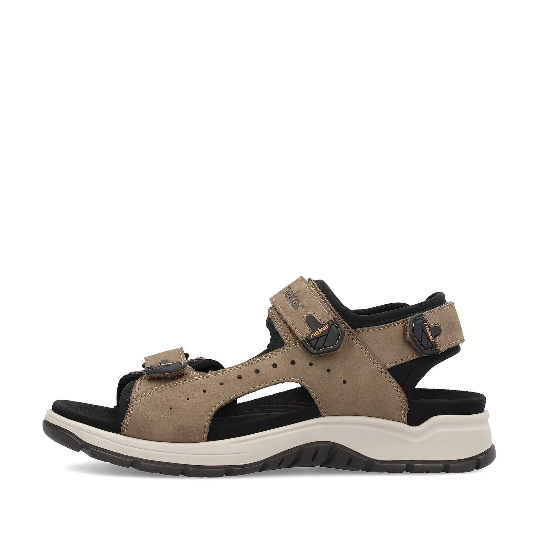 Rieker Men'S Trekking Sandals Light Brown
