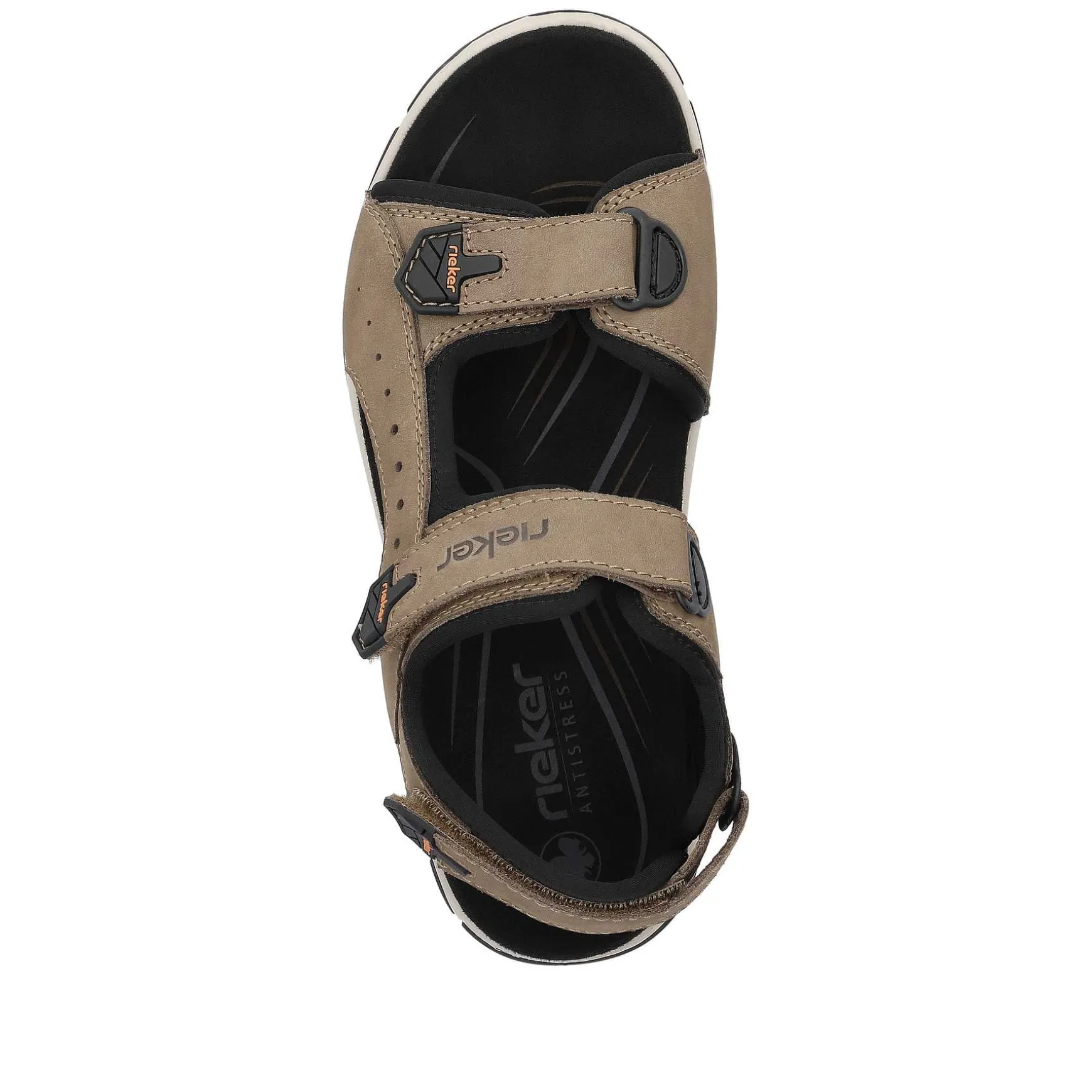 Rieker Men'S Trekking Sandals Light Brown