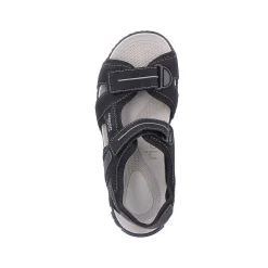 Rieker Men'S Trekking Sandals Jet Black