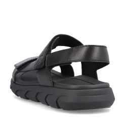 Rieker Men'S Trekking Sandals Midnight Black