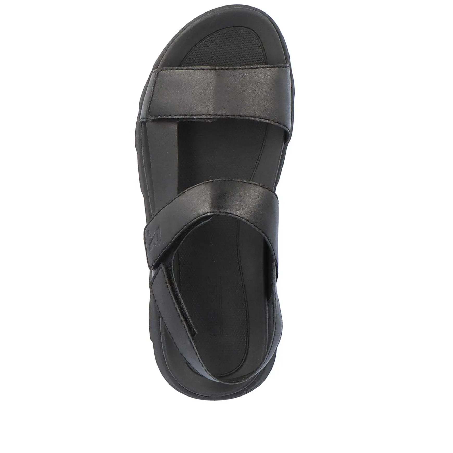 Rieker Men'S Trekking Sandals Midnight Black