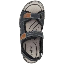Rieker Men'S Trekking Sandals Sea Blue