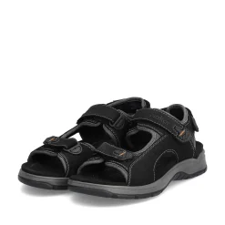 Rieker Men'S Trekking Sandals Night Black